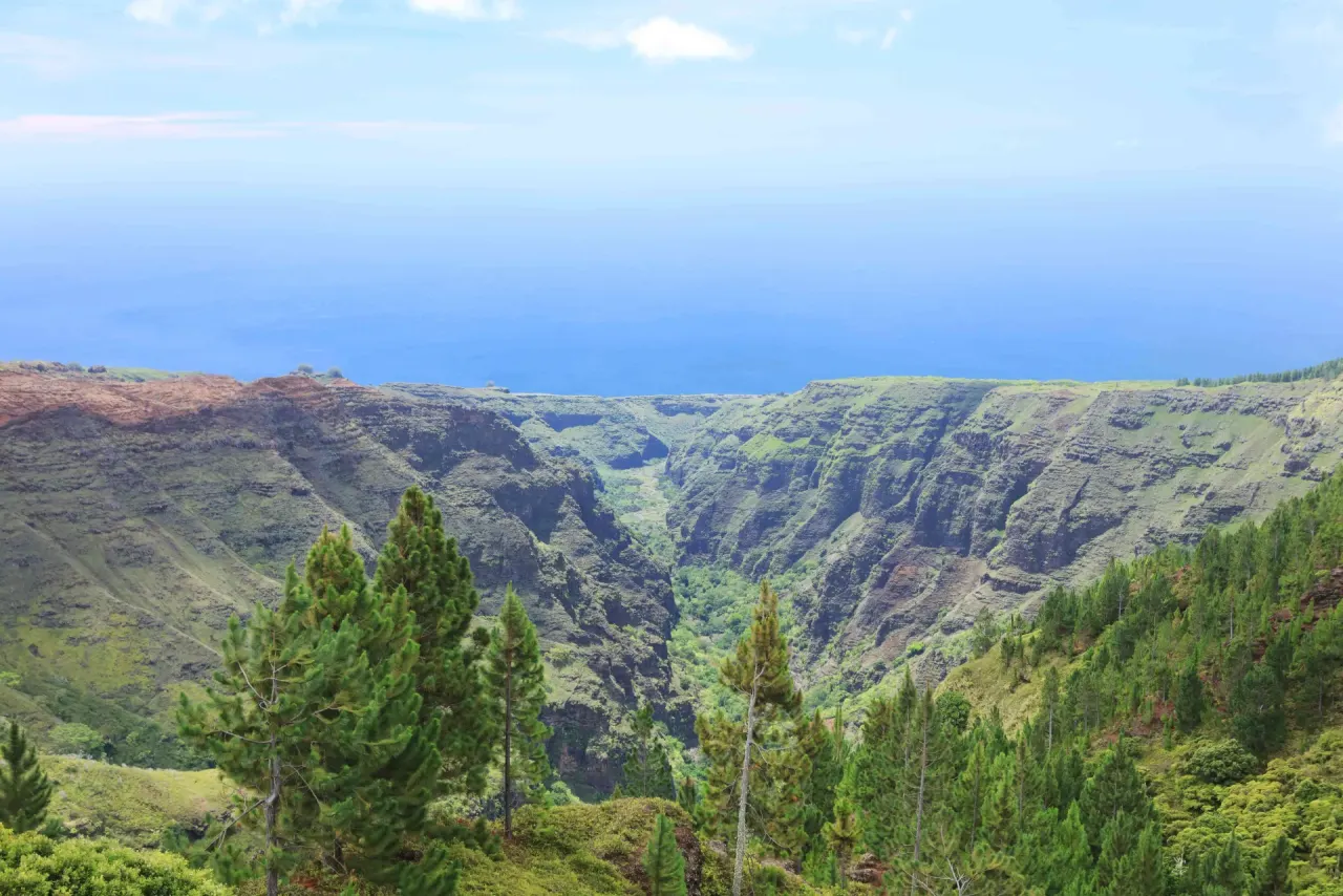 The landscape of Nuku Hiva