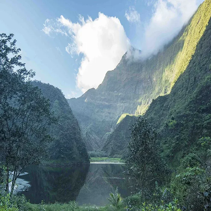 The landscape of Raivavae