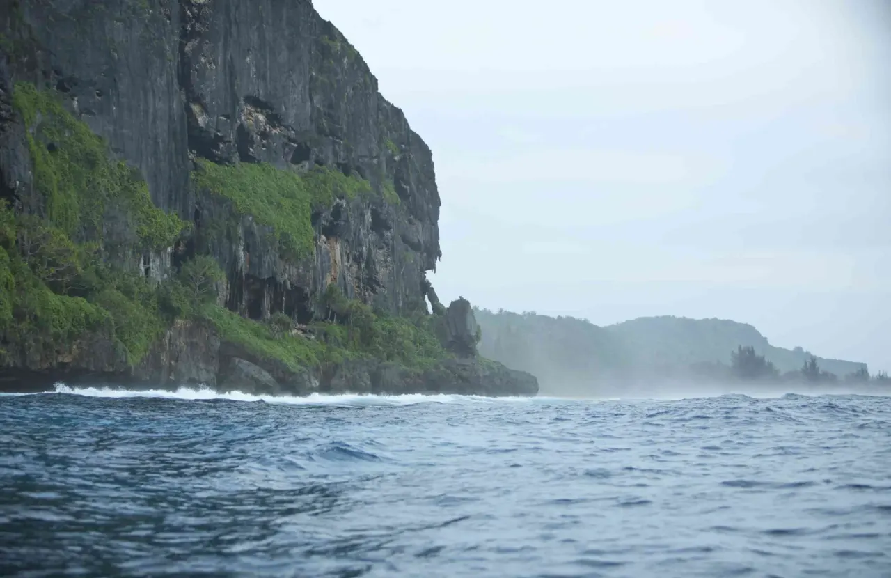 The landscape of Rurutu