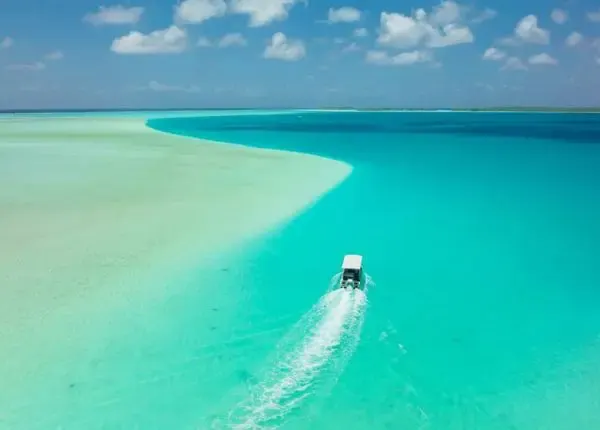 The landscape of Tetiaroa